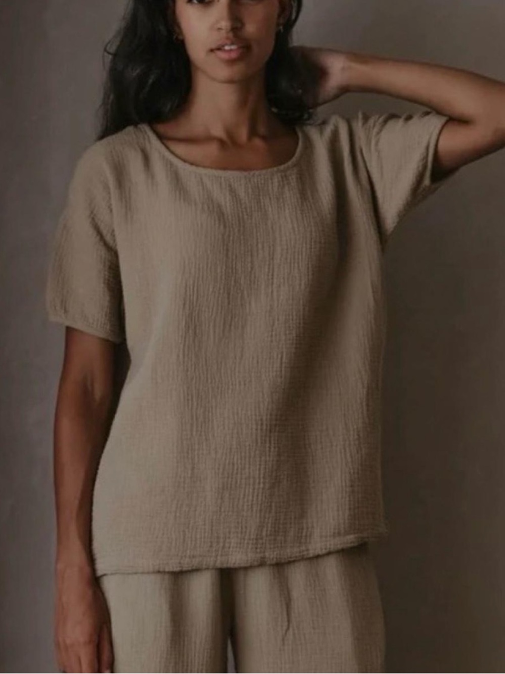 The simple folk muslin top